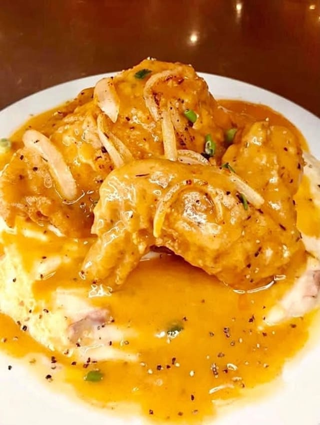 Smothered Chicken.